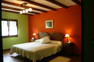 Posteľ alebo postele v izbe v ubytovaní Eco Hotel Rural Lurdeia - Adults Only