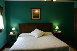 Posteľ alebo postele v izbe v ubytovaní Eco Hotel Rural Lurdeia - Adults Only