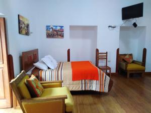 Posezení v ubytování Casa San Pedro Cusco + 37 fotografií