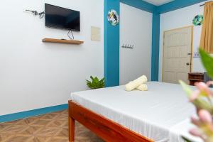 TV a/nebo společenská místnost v ubytování Mayas Guesthouse