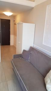 Posedenie v ubytovaní Holiday Home SLAVIA NEW S7 z antresolą i balkonem przy plaży