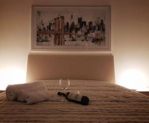 Posteľ alebo postele v izbe v ubytovaní Alcamo Rooms con garage privato