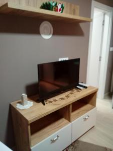 Sjónvarps- og/eða afþreyingartæki á Divcibare apartmani Gavrić
