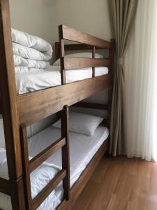 Postel nebo postele na pokoji v ubytování Kalkedon Hostel