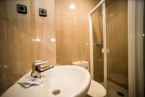 Koupelna v ubytování Hostal Caballeros
