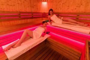 Hostia v ubytovaní Hotel i Aquapark Olender