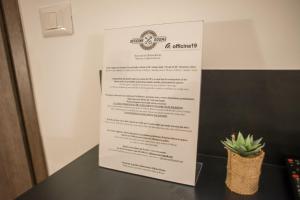 Certifikát, ocenenie alebo iný dokument vystavený v ubytovaní Officina Rooms