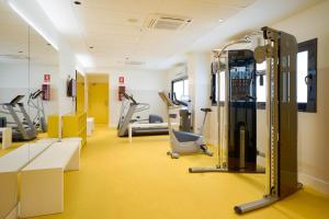 
Het fitnesscentrum en/of fitnessfaciliteiten van Eurostars Málaga
