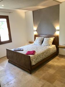 Katil atau katil-katil dalam bilik di Villa Aimé