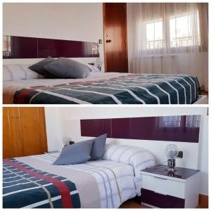 Tempat tidur dalam kamar di Apartamento a 1a linea Sant Llorenç de Montgai_ WhiteHouse