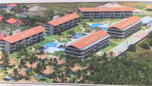 an artists rendering of the proposed hotel complex at Carneiros Beach Resort Flat in Tamandaré