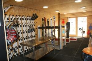 Fitness centrum a/nebo fitness zařízení v ubytování Balcons du Bettex
