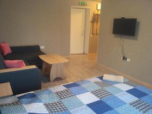 TV a/nebo společenská místnost v ubytování Piramida Apartments + 18 fotografií