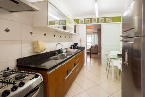 Una cocina o cocineta en Apartamento Espinoza