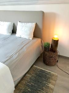 Postel nebo postele na pokoji v ubytování Gîte d'Anthisnes