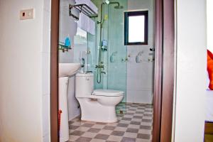 Phòng tắm tại Trang An Mountain View Homestay
