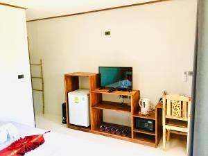 TV a/nebo společenská místnost v ubytování Rinna Resort