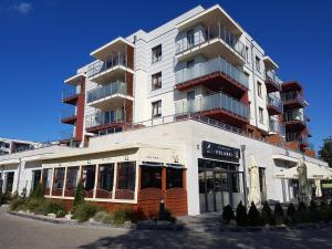 Budynek, w którym mieści się apartament