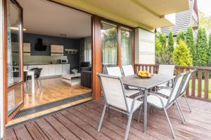 Balkón alebo terasa v ubytovaní Apartamenty Oaza Deluxe Zakopane