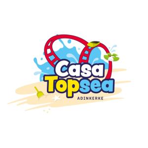 a logo for a csa top sea adventure at Casa Topsea in De Panne