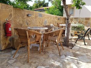 Ein Patio oder anderer Außenbereich in der Unterkunft Apartments Tina FREE transfer from-to the airport