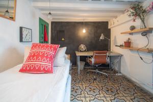 Posteľ alebo postele v izbe v ubytovaní amazing Penthouse Cadiz