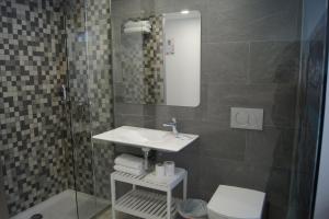 Koupelna v ubytování Hostal Sanmar