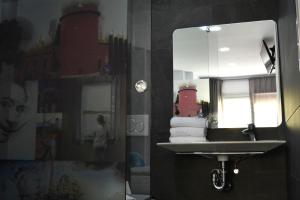 Koupelna v ubytování Hostal Sanmar