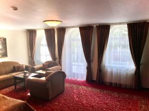 Posezení v ubytování Guest House Pirklių Namai