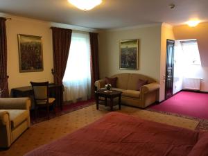 Posezení v ubytování Guest House Pirklių Namai