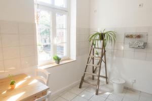 Et badeværelse på Große 3 Zimmer Wohnung mit Netflix in zentraler Lage