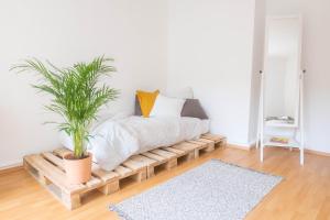 Posezení v ubytování Große 3 Zimmer Wohnung mit Netflix in zentraler Lage