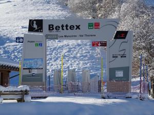 Balcons du Bettex v zimě
