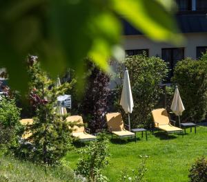 Vonkajšia záhrada v ubytovaní Hotel Alte Post