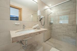 Koupelna v ubytování Hotel Theiner
