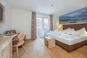 Postel nebo postele na pokoji v ubytování Hotel Theiner