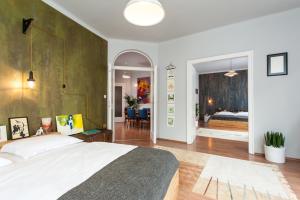 Posteľ alebo postele v izbe v ubytovaní Europe Heart Apartment for 9