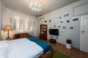 Posteľ alebo postele v izbe v ubytovaní Europe Heart Apartment for 9