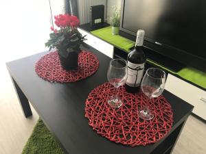 Nápoje v ubytovaní Apartament Lucky
