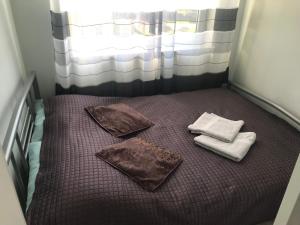 Posteľ alebo postele v izbe v ubytovaní Apartament Lucky