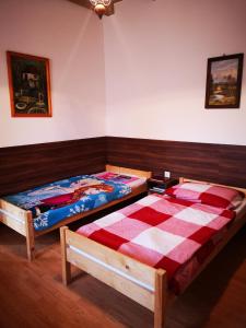 Кровать или кровати в номере Matula Üdülőház