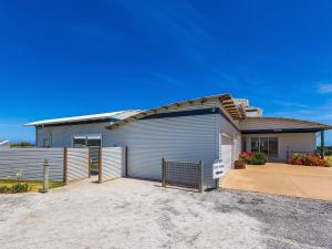 a house with a large garage at Wytonia Cabana in Port Fairy