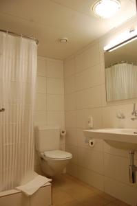 Bathroom sa Hotel Schwanen Wil
