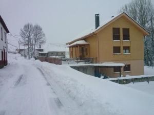 El Aposento De Babia v zimě