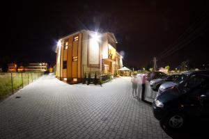 Budynek, w którym mieści się apartament