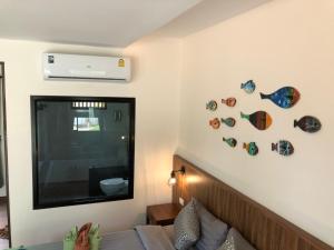 Ein Sitzbereich in der Unterkunft Coco Lanta Resort - SHA Extra Plus