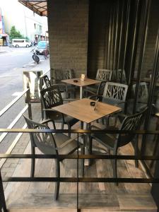 Restoran või mõni muu söögikoht majutusasutuses Nagoyaeki Access Hotel