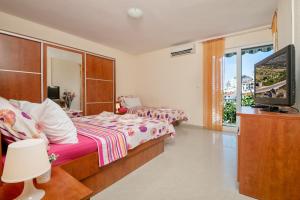 TV i/ili zabavni centar u objektu Apartments Darden