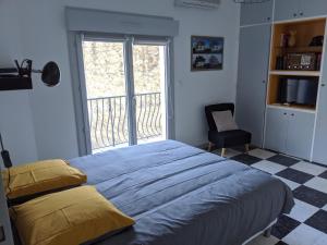 Postel nebo postele na pokoji v ubytování Chambre La Caunette