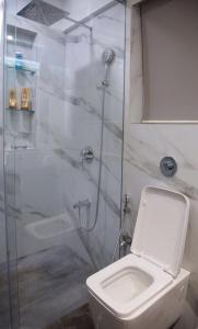 
A bathroom at Lavasa Luxury Lakeview Studio
